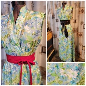 Vintage Floral Maxi S/M
